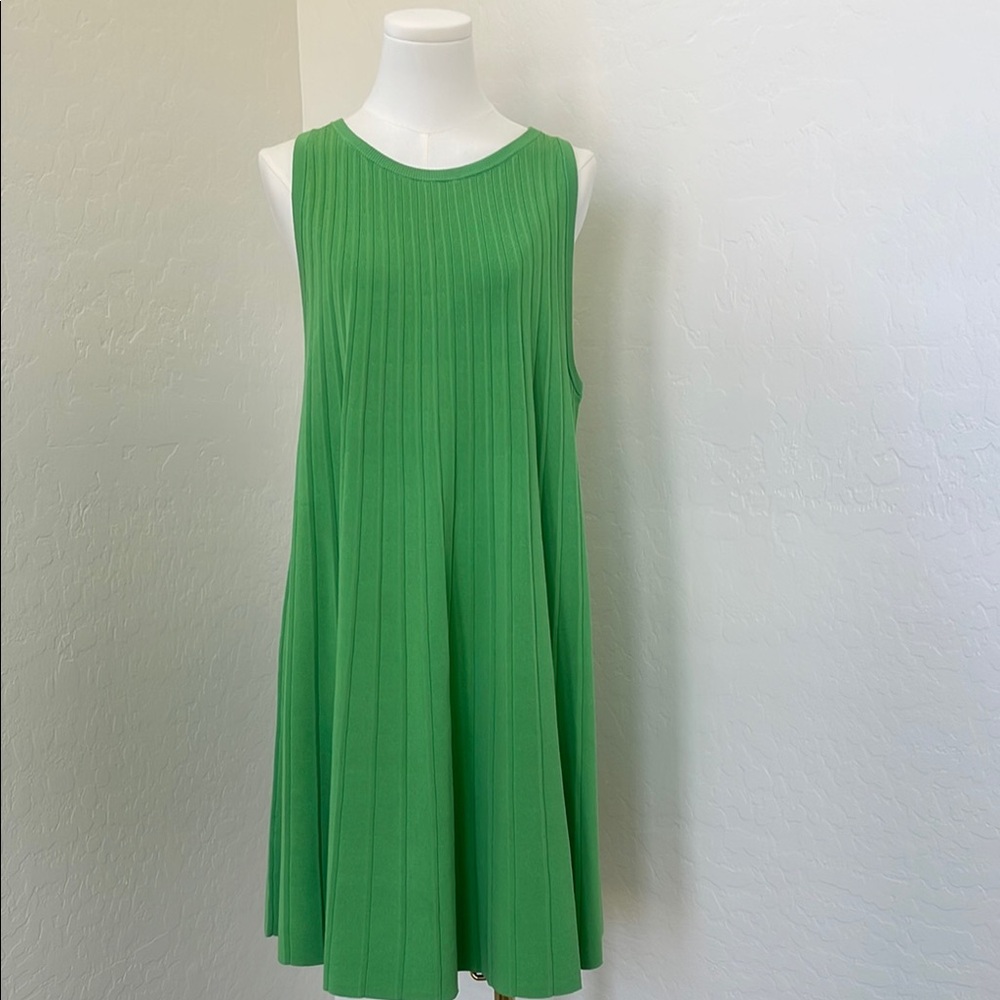 Cos Green knitted A-Line Dress